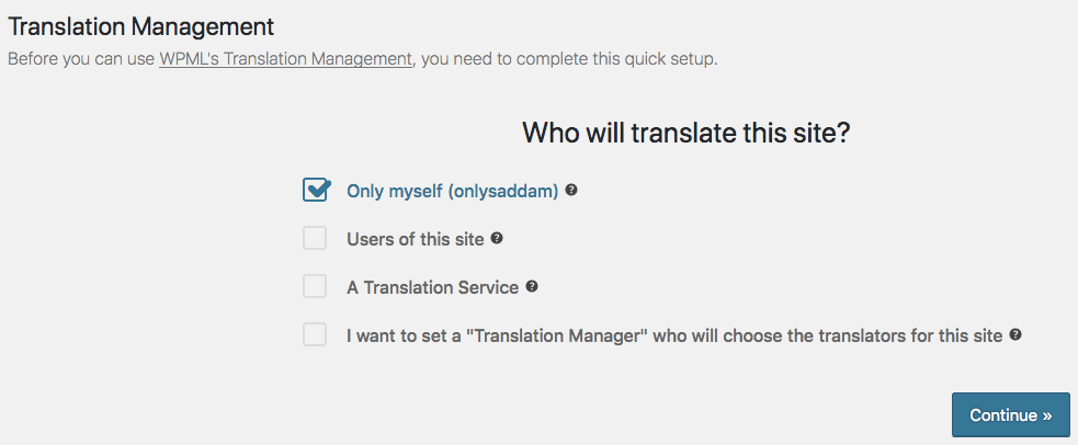 Assign translator