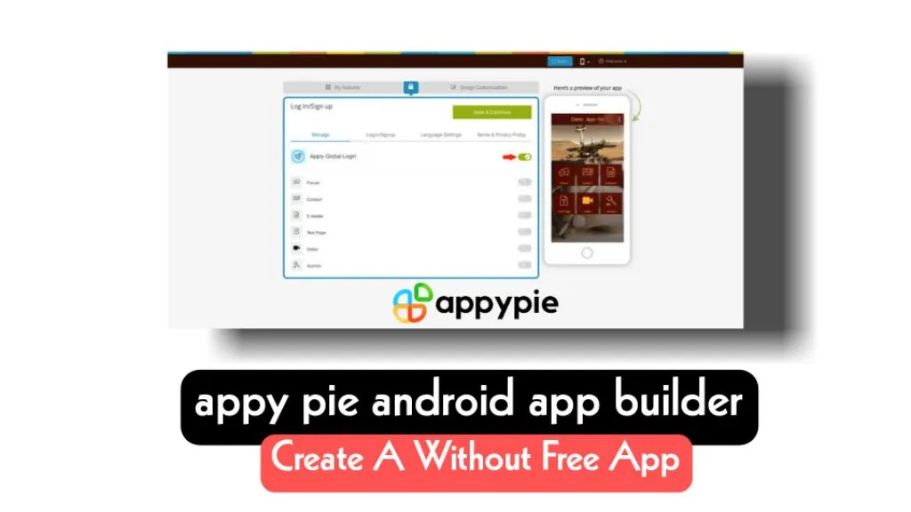 Appypie mobile appmaker