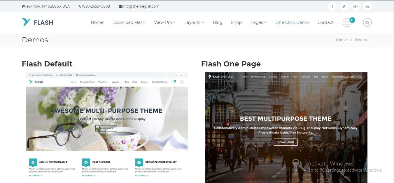flash free wordpress themes 2019